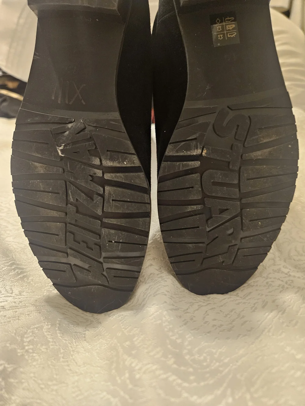 Stewart Weitzman Black Suede Boots Size 4.5